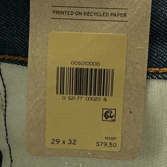 Levi's 501 Original Shrink-to-Fit Non-Stretch Men's Size 29x32 Rigid Jeans NWT - Picture 4 of 5
